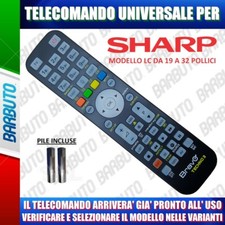 TELECOMANDO UNIVERSALE SHARP LC CLICCA IL TUO MODELLO LO RICEVERAI GIA PRONTO