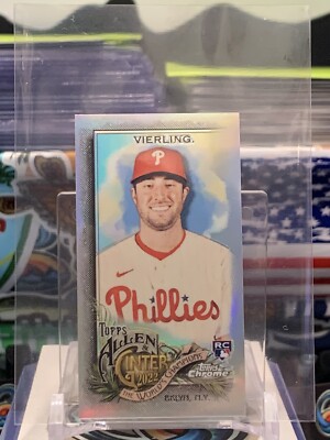2022 Topps Allen and Ginter Chrome Mini #168 Matt Vierling MC 2A