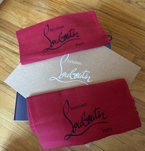 Christian Louboutin Empty Shoe Box With 2 Dust Bag - Picture 1 of 2