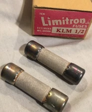 Bussman Limitron KLM-1/2 Fast Acting Fuse 2-pcs 