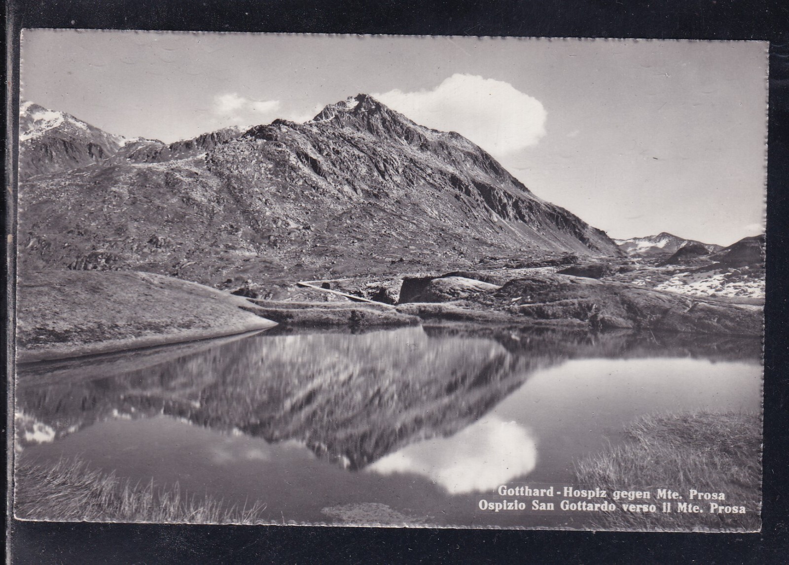 Cartolina Svizzera Ospizio San Gottardo Verso il Monte Prosa XE392