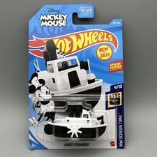 Hot Wheels HW Screen Time Mickey Mouse Disney Steamboat 9/10 Free Shipping Read