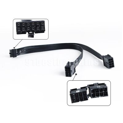 GPU Power Cable For NVIDIA GeForce RTX 3070 2x 8Pin Female to 12Pin