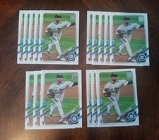 AARON FLETCHER RC LOT x(16) 2021 TOPPS UPDATE #US326  MARINERS