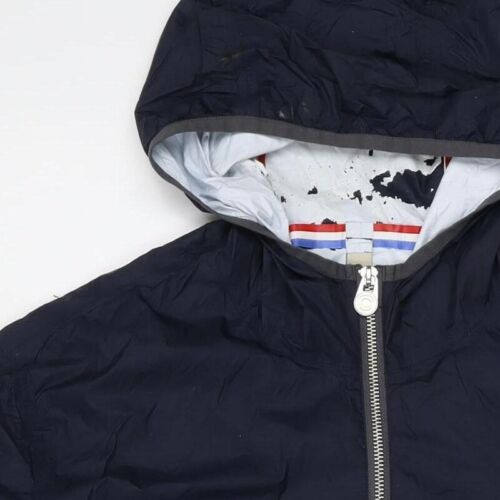 Colmar Men's Blue Windbreaker Jacket, Size 44, Hooded, Casual - Picture 7 of 12