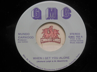 Mundo Earwood – When I Get You Alone / Let Me Down Easy, 45 RPM VG+ (9L ...