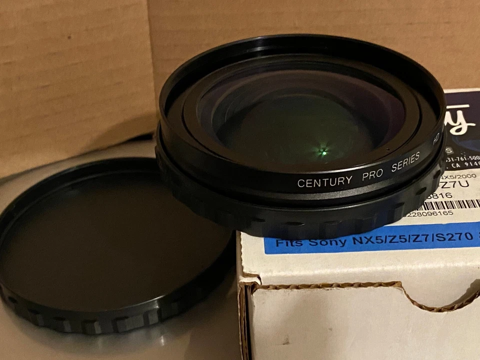 Century 0,6 X широкоугольный адаптер объектива 0VS-06WA для Sony Z7U Z5U NX5U S270 AX2000 - Изображение 3 из 4