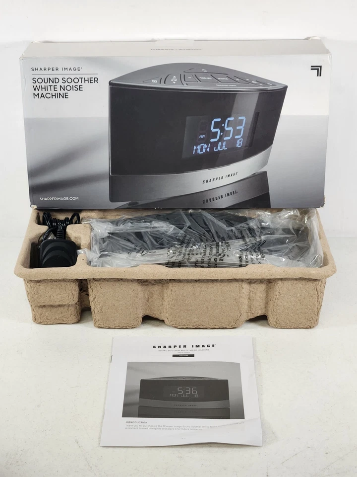 Sharper Image Sound Soother White Noise Machine & Radio Alarm Clock - Image 2 of 4
