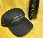 NEW He Gets Us / Jesus Was Wrongly Judged LOT of Water Bottle & Baseball Hat Cap — photo 2