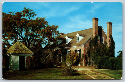 Vintage Memorial House George Washington Birthplace Virginia USA Postcard