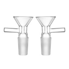 18mm Glass Bowl for Tobacco Pipes, 2 Pack
