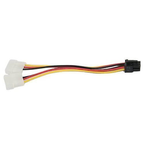 Brand new 15cm Dual Molex to 6 Pins PCIe Graphics Card Power Cable - 第 3/4 張圖片