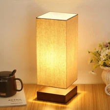 Touch Control Table Lamp Bedside 3 Way Dimmable Touch Desk Lamp Modern Nightstan