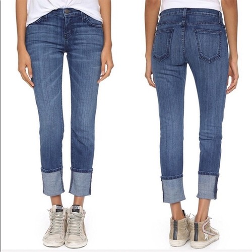 Current/Elliott The Cuffed Skinny Jean Stretch Size 28