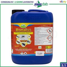 Insetticida Contro Insetti Volanti e Striscianti 5Lt Romal 65