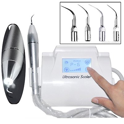 Dental LED Ultrasonic Scaler Scaling Perio Handpiece FTT EMS Tip CE 110V/220V