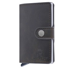 Image of ROUGH FIT Buckle Closer PU Wallet RFID Blocking, Pop up Credit Card Holder