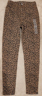 American Eagle Women's Size 4 Curvy Super High Rise Jegging Leopard New