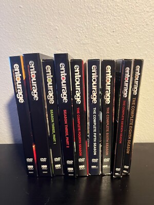Entourage: Complete HBO TV Series, Seasons 1-8 (DVD) 1 2 3 4 5 6 7 8 LIKE NEW
