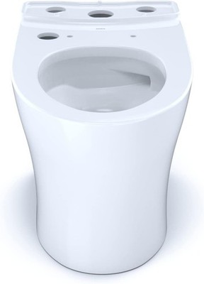 MAYFAIR 864SLOWB 000 Alesio II Toilet Seat Will Slow Close, Never Loosen And Provide The Perfect Fit, ROUND, Highly Stylized Durable Enameled Wood, White 1 Pack - ROUND