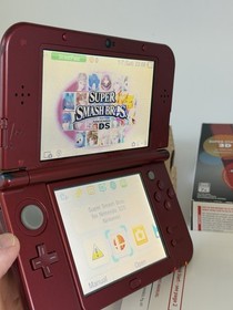 Nintendo 3DS XL Launch Edition Handheld Red Complete! Tested! Games!!