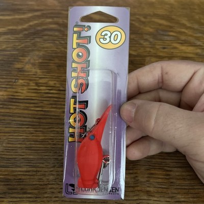 Luhr Jensen Hot Shot 30 Fluorescent Red Fire Fishing Lure 5433-030-0913