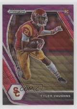 2021 Panini Prizm Draft Picks Purple Wave Prizm Tyler Vaughns #160 0f72