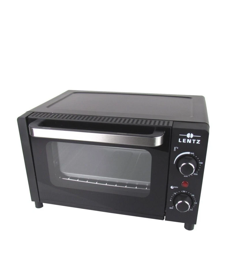 Mini-Backofen Toastofen 1050 Watt Schwarz LENTZ