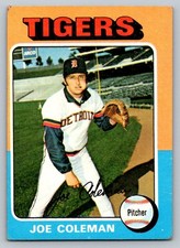 1975 Topps Baseball #42 Joe Coleman Tigers