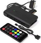 EZDIY-FAB 10 Ports RGB Fan Hub-I für PC-Gehäuselüfter,Unterstützt 6-pin