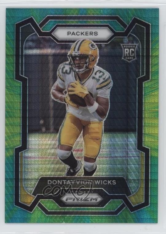 2023 Panini Prizm Rookies Hyper 7/175 Dontayvion Wicks #333 Rookie RC 1lj7