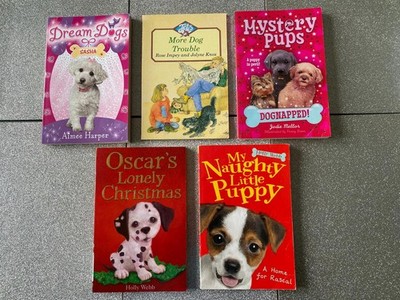 Puppy Themed Paperback Book Bundle - 5 Books 