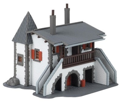Faller 191839 Haus Alpina, 139 Teile in 8 Farben, Epo. II, H0 Bausatz, Neu + OVP