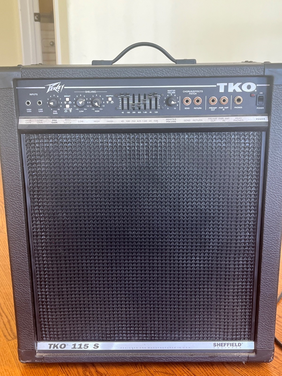 Peavey TKO-115S Bass Amplifier - Vintage 90s Amp :Sheffield Equipped