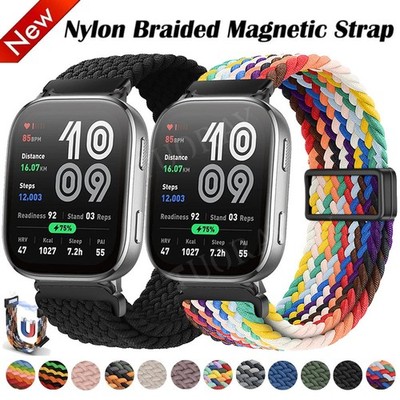 Für Amazfit Bip 6 5 Unity Balance 2 GTS GTR 4 3 Pro Active Magnet Nylon Armband