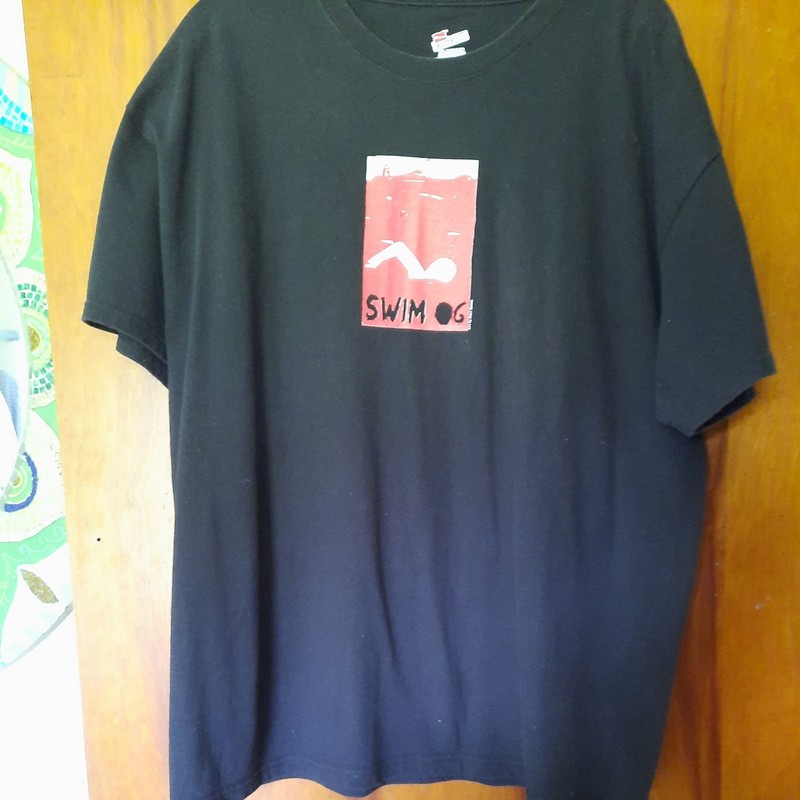 Vintage 2006 Provincetown Swim for Life  Made in USA Black T-Shirt XL