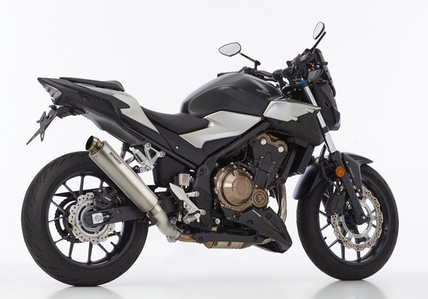 Shark SRC 4 Auspuff Titan Passend FüR Honda CBR500R 2016-2016-image