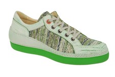 Eject Schuhe FEELING grün Damenschuhe bequeme Schnür-Halbschuhe 18341 NEU