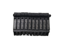  LOT OF 10 GE 20AMP Circuit Breaker THQP120 1 Pole 120/240V Type THQP Thin