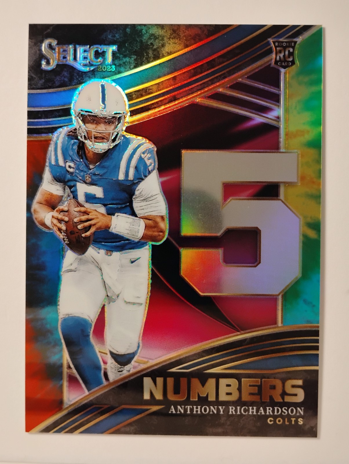 2023 Select Anthony Richardson Numbers /25 Tie-Dye Rc INVEST!