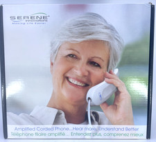 Serene HD-40P Amplified Corded Phone for Seniors Loud Volume
