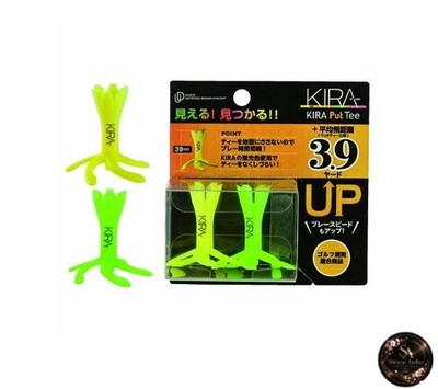 Kasco KIRA Put Golf Tee (Yellow/Lime)