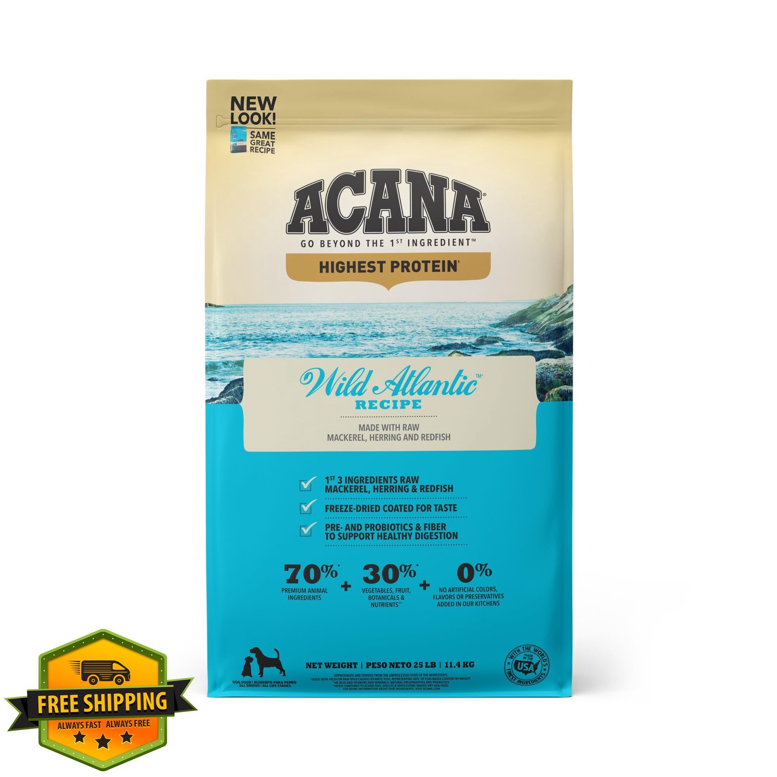 Wild Atlantic Recipe 25lb Bag