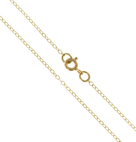 9ct Gold 14mm Gothic Initial M Pendant - Picture 2 of 4