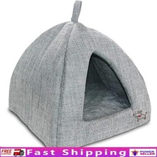 Cozy Plush Pet Tent Soft Bed Dog Cat Indoor House Crate Durable Machine Washable