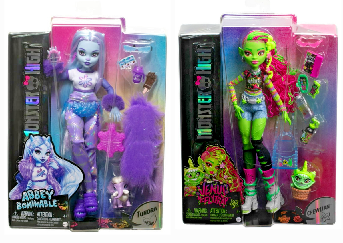 Monster High G3 Doll 2pk: Abbey Bominable HNF64 & Venus McFlytrap