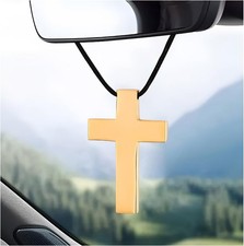 Hanging Ornaments For Car Rear View Mirror Premium Alloy Waterp Color Golden