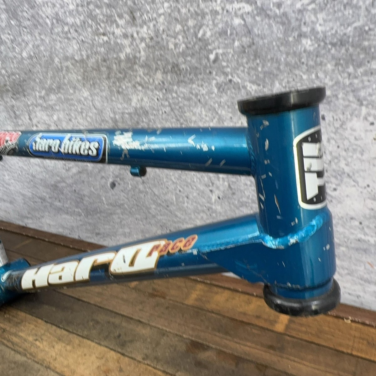 Vintage Haro Group 1 Ti BMX Race Frame 21in 4130 Chromoly Blue Mid