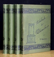 Saunier, libro di testo di orologeria in teoria e pratica. 3 volumi u. Erg.bd., 1891