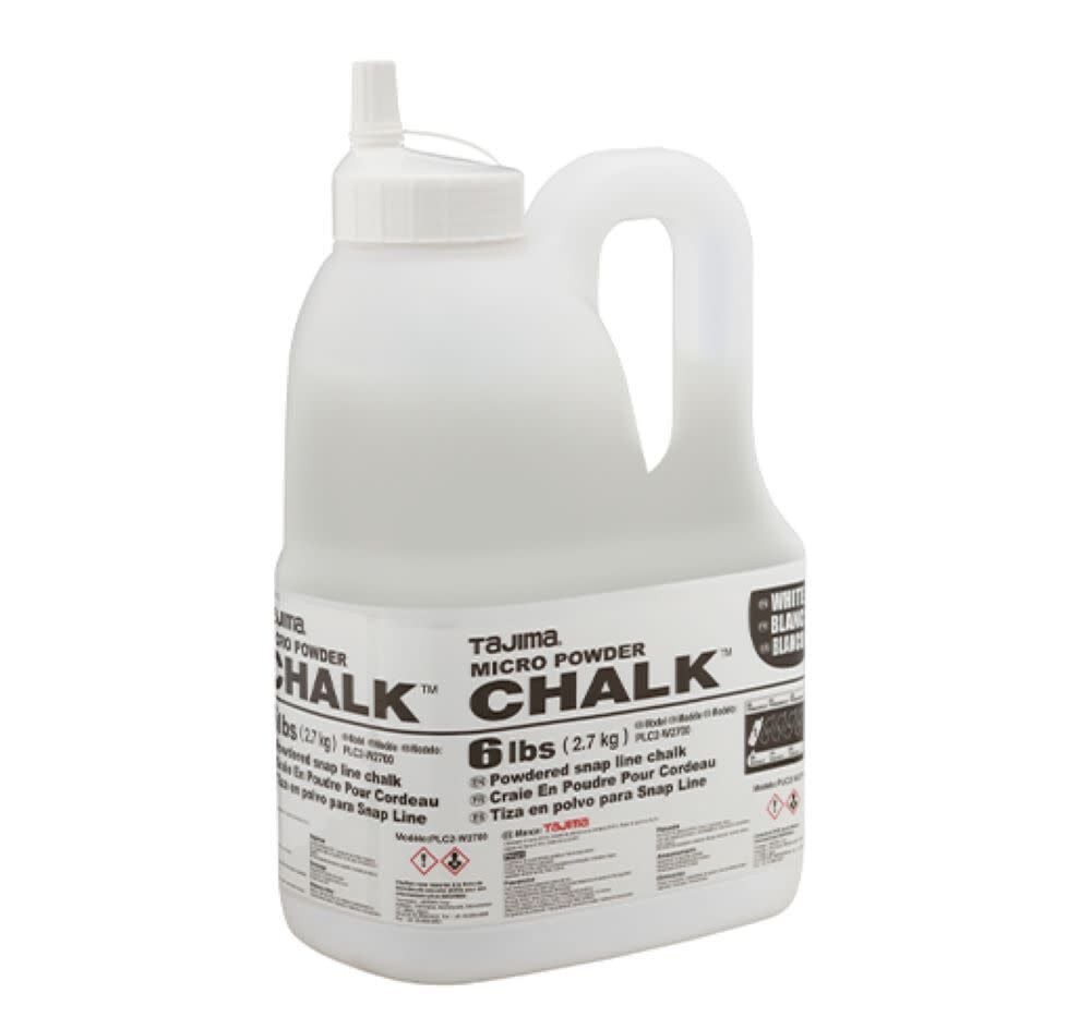 Порошкообразный мел Tajima Micro Chalk Snap Line Белый 6 фунтов